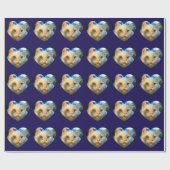 Schnee Geschenkpapier (Flach)