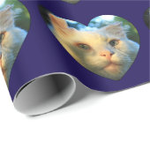 Schnee Geschenkpapier (Rolleneckpunkt)