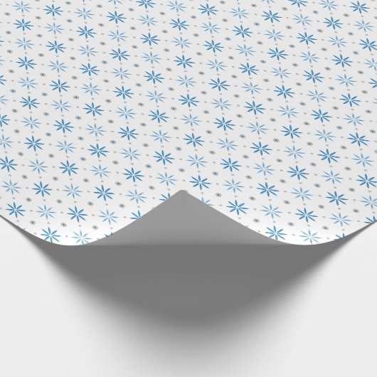 Schnee Geschenkpapier (Ecke)