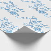 Schnee Geschenkpapier (Ecke)