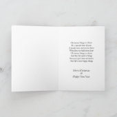 SCHNEE GLOBE - CHRISTMAS - DAUGHTER FEIERTAGSKARTE (Innenseite)