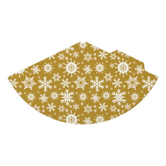Schnee Gold Partyhütchen (Vorderseite)