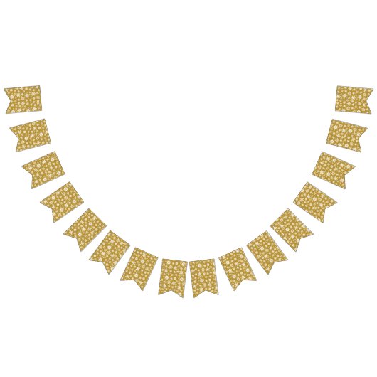 Schnee Gold Wimpelkette (Alle)