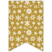 Schnee Gold Wimpelkette (Zweite Fahne)