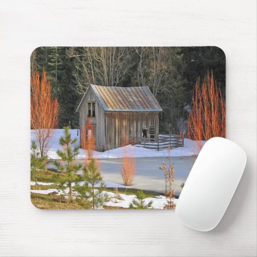 Schnee-Halle Mousepad (Mit Mouse)