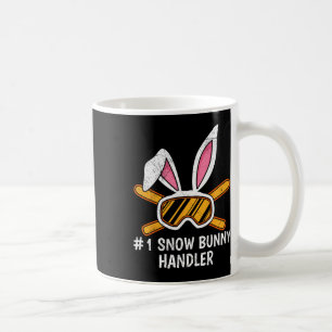 Schnee-Häschen-Handler Nummer 1 Ski-Häschen Ski Ap Kaffeetasse