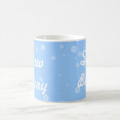 Schnee-Häschen Kaffeetasse (Mittel)