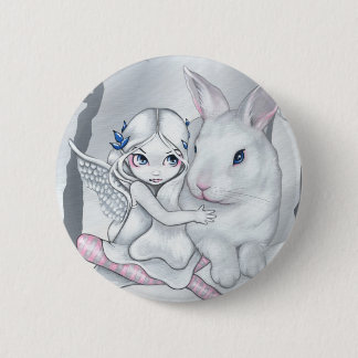 "Schnee-Häschen-" Knopf Button