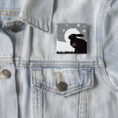 SCHNEE-HASEN BUTTON (Beispiel)