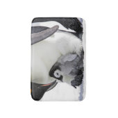 Schnee-Hügel-Insel des Kaiser-Pinguin-| Badematte (Vorderseite Vertikal)