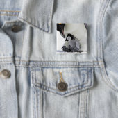 Schnee-Hügel-Insel des Kaiser-Pinguin-| Button (Beispiel)