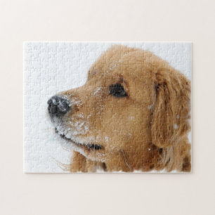 Schnee-Hundegolden retriever Puzzle