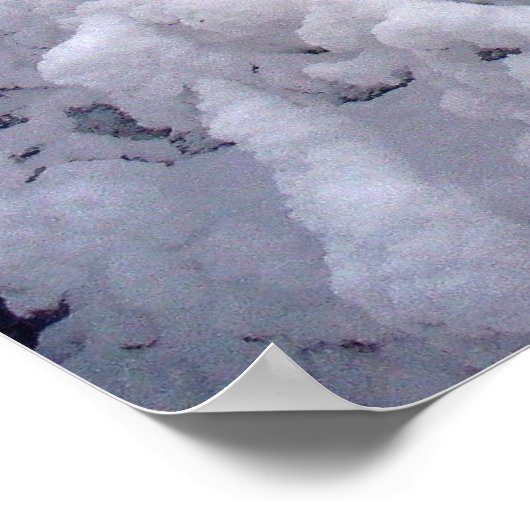 Schnee im April Poster (Ecke)