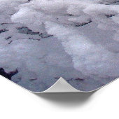 Schnee im April Poster (Ecke)