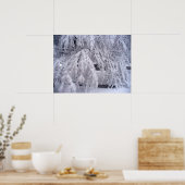 Schnee im April Poster (Küche)