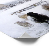 Schnee im April Poster (Ecke)