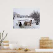 Schnee im April Poster (Küche)