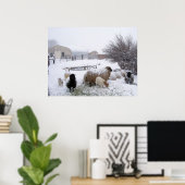 Schnee im April Poster (Heimbüro)