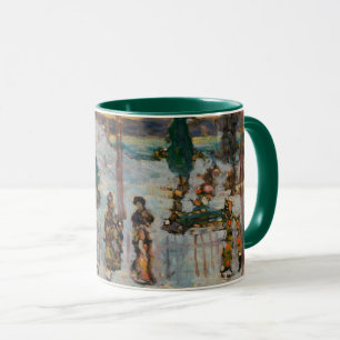 Schnee im April von Maurice Prendergast, Vintage A Tasse