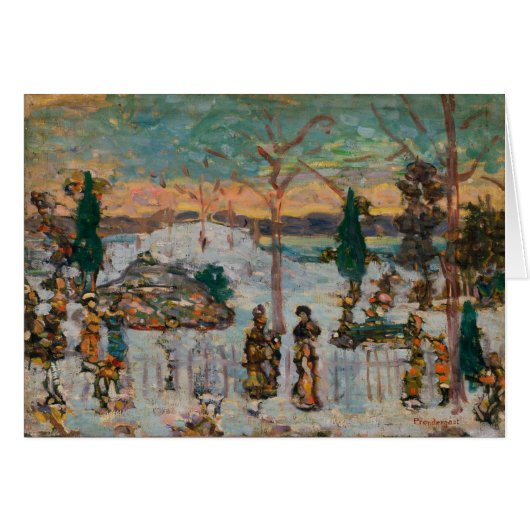 Schnee im April von Maurice Prendergast, Vintage K (Vorderseite (Horizontal))