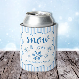 Schnee im Liebes-Winter-Junggesellinnen-Abschiedsp Dosenkühler