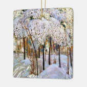 Schnee im Oktober, Kunst, Keramikornament (Links)