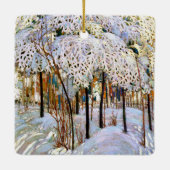 Schnee im Oktober, Kunst, Keramikornament (Rückseite)