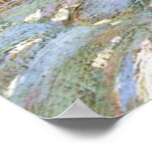 Schnee im Oktober, schöne Kunst, Poster (Ecke)