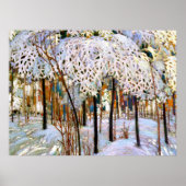 Schnee im Oktober, schöne Kunst, Poster (Vorne)