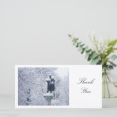 Schnee im Park - Danke (Stehend Vorderseite)