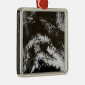 Schnee im Südzentrum von Alaska Ornament Aus Metall (Rechts)