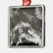 Schnee im Südzentrum von Alaska Ornament Aus Metall (Links)