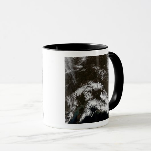 Schnee im Südzentrum von Alaska Tasse (VorderseiteRechts)
