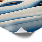 Schnee im Winter 1 Poster (Ecke)