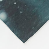 Schnee im Winter, Bergsee Fleecedecke (Ecke)