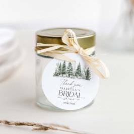 Schnee im Winter Brautparty der Liebe Geschenkanhänger