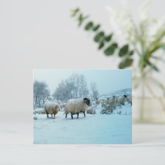 Schnee im Winter Raclus Jigsaw Puzzle Postkarte (Stehend Vorderseite)