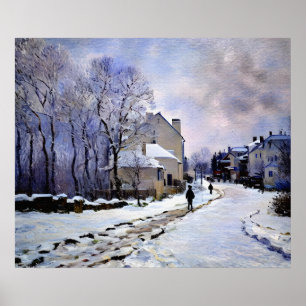 Schnee in Argenteuil (2) Poster