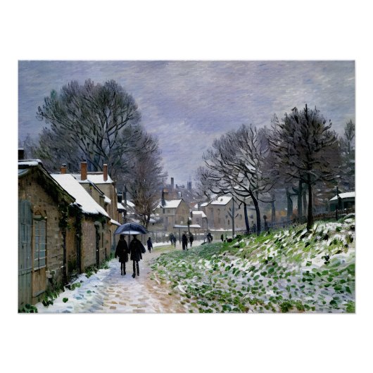 Schnee in Argenteuil (3) Poster (Vorderseite)
