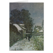Schnee in Argenteuil von Claude Monet (Vorne)