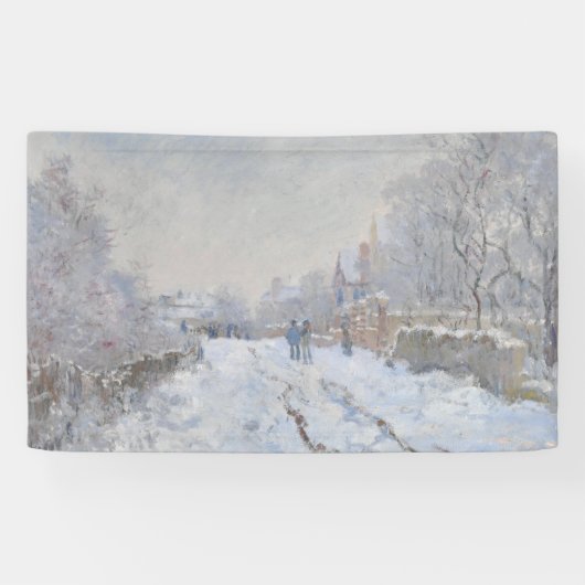 Schnee in Argenteuil (von Claude Monet) Banner (Horizontal)