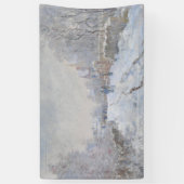 Schnee in Argenteuil (von Claude Monet) Banner (Vertikal)