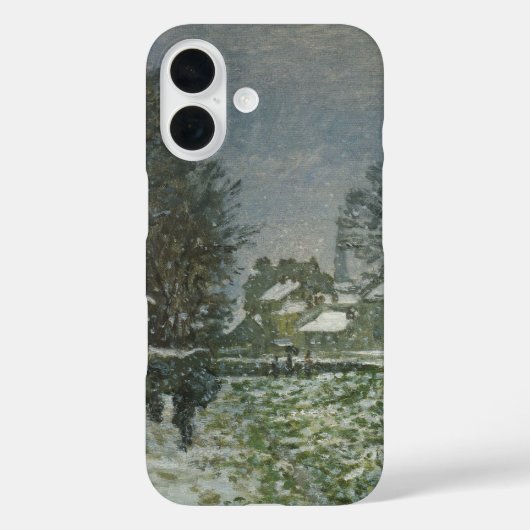 Schnee in Argenteuil von Claude Monet Case-Mate iPhone Hülle (Rückseite)