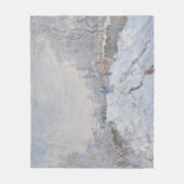 Schnee in Argenteuil (von Claude Monet) Fleecedecke (Vorderseite)