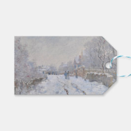 Schnee in Argenteuil (von Claude Monet) Geschenkanhänger