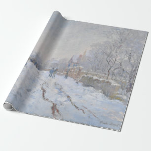 Schnee in Argenteuil (von Claude Monet) Geschenkpapier