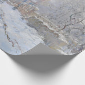 Schnee in Argenteuil (von Claude Monet) Geschenkpapier (Ecke)
