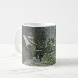 Schnee in Argenteuil von Claude Monet Kaffeetasse