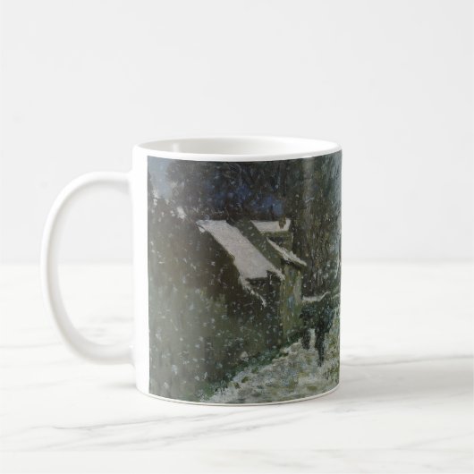 Schnee in Argenteuil von Claude Monet Kaffeetasse (Links)