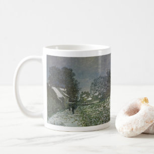 Schnee in Argenteuil von Claude Monet Kaffeetasse